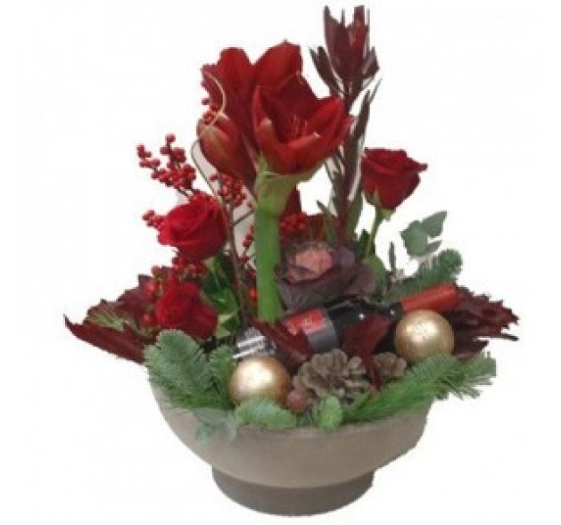 Σύνθεση Χριστουγέννων σε κασπώ