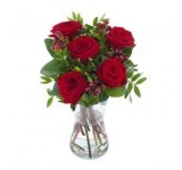 Κόκκινο Μπουκέτο με Τριαντάφυλλα