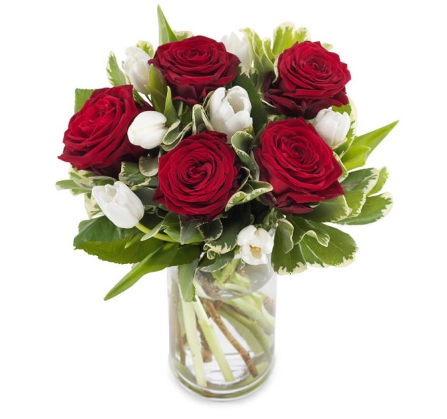 Τουλίπες και τριαντάφυλλα σε αρμονία! 