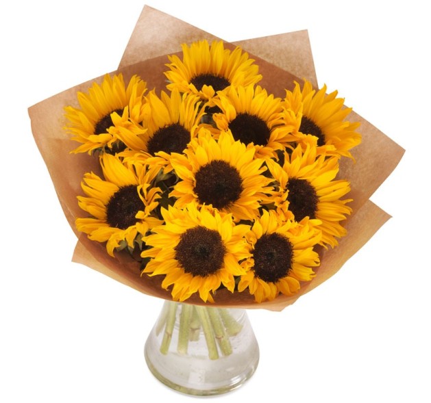 Μπουκέτο με ηλίανθους